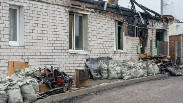 Professional Soot Cleanup technician working in Riverdale, NJ